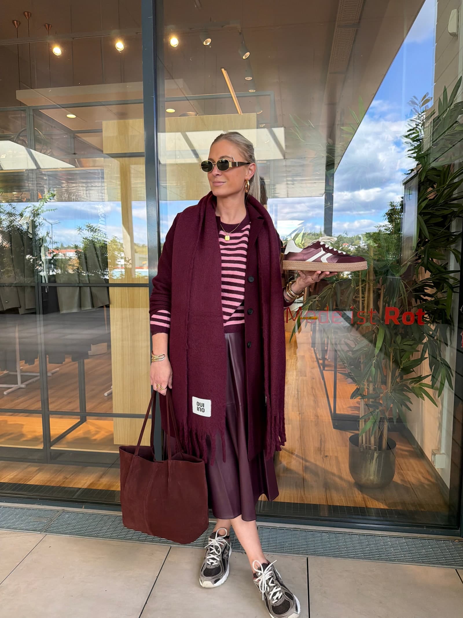 🍂 Herbst-Look in Brombeer & Bordeaux! 🍂